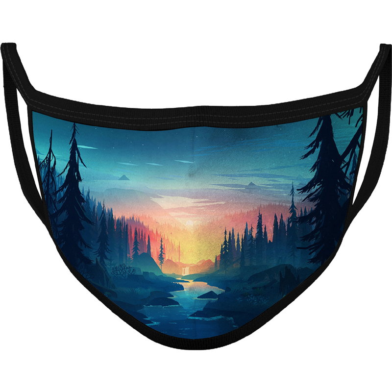 Sublimated Cotton Masks